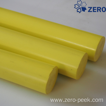 Yellow color delrin rod